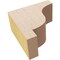 Ekena Millwork 2"W x 4"D x 4"H Classic Newport Rough Cedar Woodgrain TimberThane Corbel, Primed Tan CORUR02X04X04NEWRCPR - alternate 2